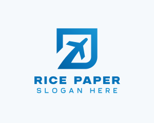 Blue Square Travel logo design