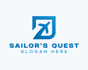 Blue Square Travel logo design