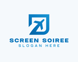 Blue Square Travel logo design