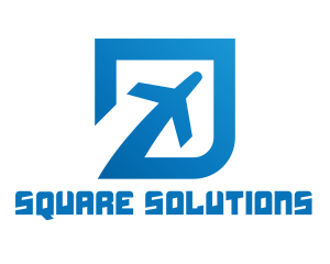 Blue Square Travel logo design