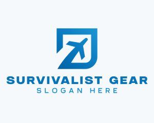 Blue Square Travel logo design