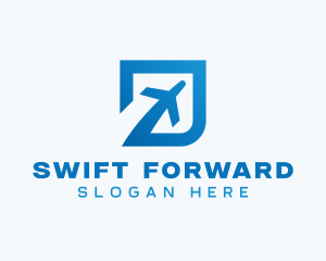 Blue Square Travel logo design