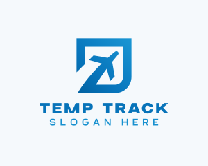 Blue Square Travel logo design