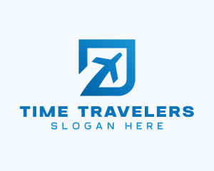 Blue Square Travel logo design