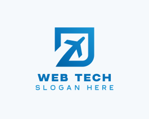 Blue Square Travel logo design