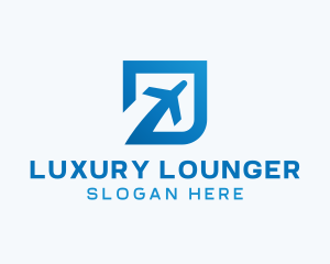 Blue Square Travel logo design