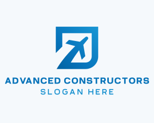 Blue Square Travel logo design