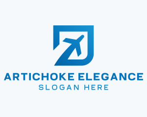 Blue Square Travel logo design