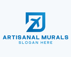 Blue Square Travel logo design