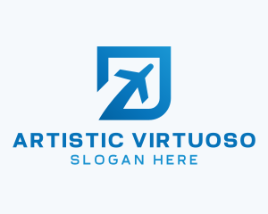 Blue Square Travel logo design