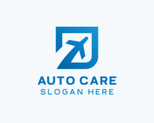 Blue Square Travel logo design