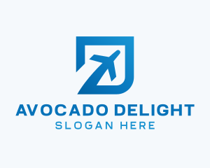 Blue Square Travel logo design