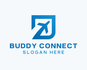 Blue Square Travel logo design