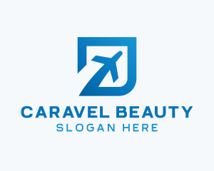 Blue Square Travel logo design