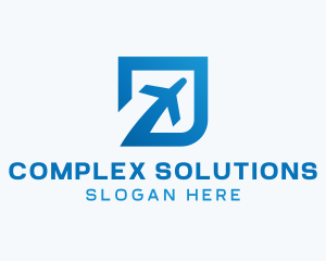 Blue Square Travel logo design