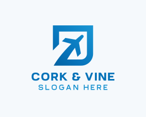 Blue Square Travel logo design