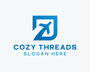 Blue Square Travel logo design