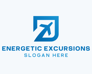 Blue Square Travel logo design