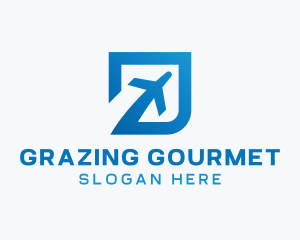 Blue Square Travel logo design