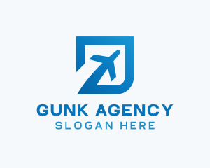 Blue Square Travel logo design