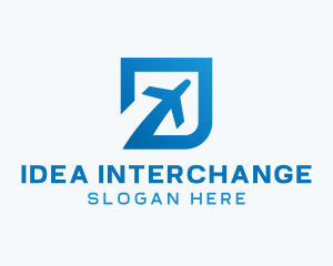 Blue Square Travel logo design