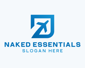 Blue Square Travel logo design