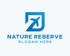 Blue Square Travel logo design