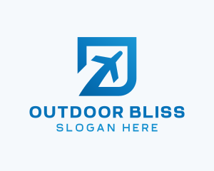 Blue Square Travel logo design