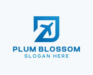 Blue Square Travel logo design