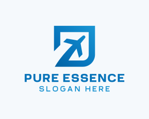 Blue Square Travel logo design