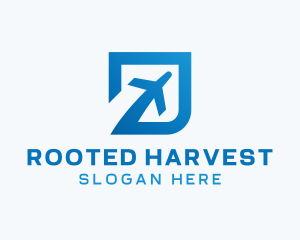 Blue Square Travel logo design