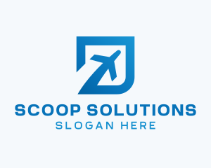 Blue Square Travel logo design