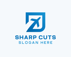 Blue Square Travel logo design