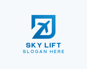 Blue Square Travel logo design