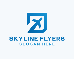 Blue Square Travel logo design