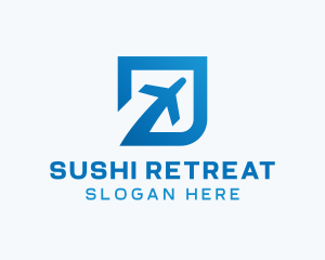 Blue Square Travel logo design