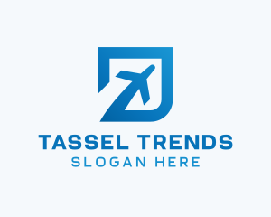 Blue Square Travel logo design