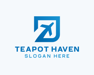 Blue Square Travel logo design