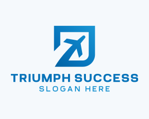 Blue Square Travel logo design