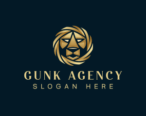 Premium Lion Agency logo design