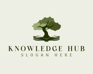 Tree Education Book  logo design