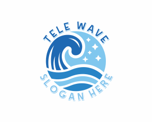 Ocean Waves Resort logo design