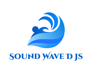 Ocean Wave Surfing logo design