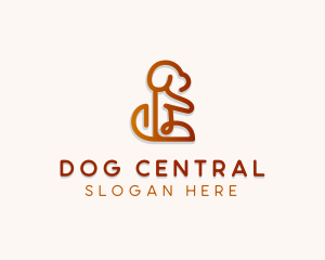 Canine Puppy Dog logo design