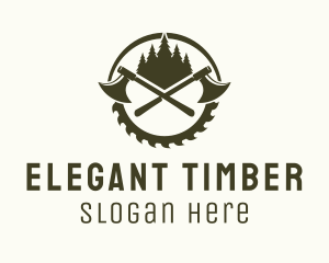Axe Wood Lumberjack logo
