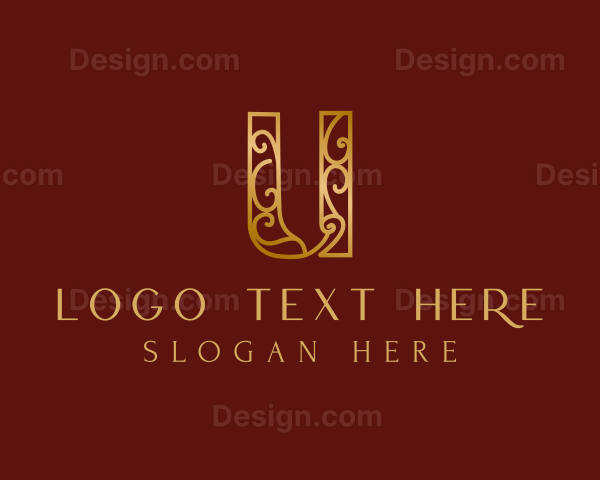 Premium Decorative Letter U Logo