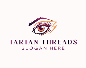 Eyelash Perm Threading logo design