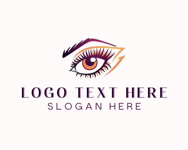 Eyelash logo example 1