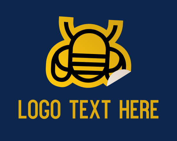 Bumblebee logo example 1