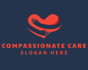 Heart Hands Charity logo design